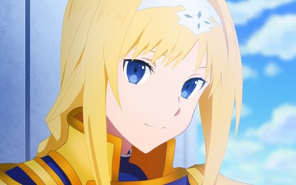Anime Sword Art Online: Alicization Sword Art Online Alice Zuberg Face Blue Eyes Blonde HD Wallpaper | Background Image