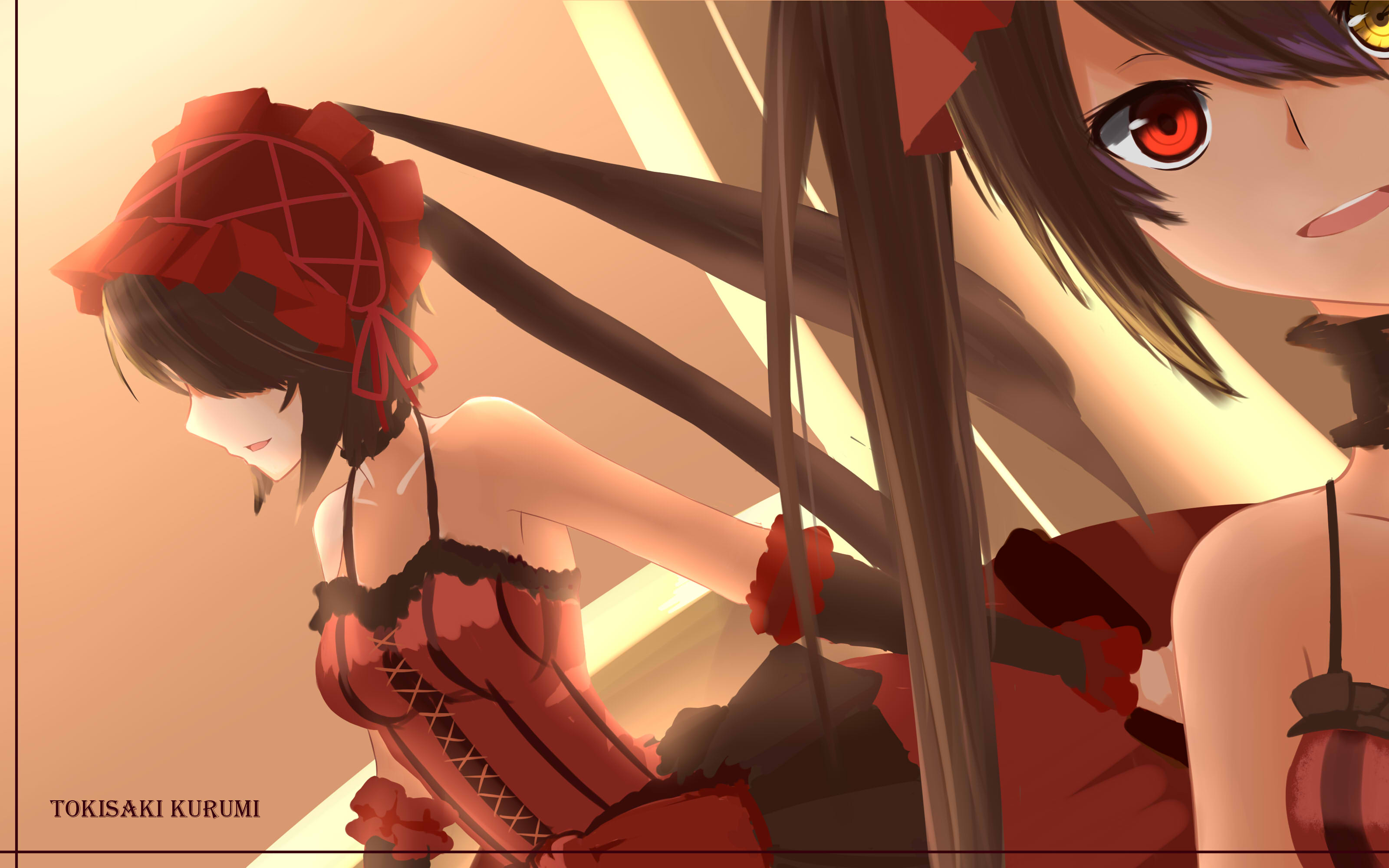 Download Kurumi Tokisaki Anime Date A Live HD Wallpaper by 段竹