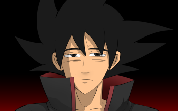 Black Goku Akatsuki, png