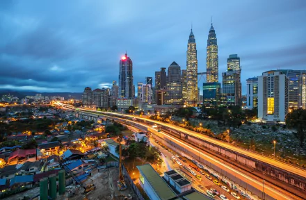 Petronas Towers building city Malaysia skyscraper man made Kuala Lumpur HD Desktop Wallpaper | Background Image