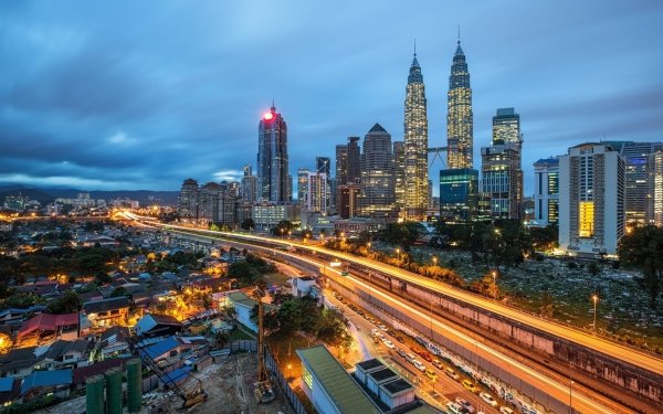Man Made Kuala Lumpur Cities Malaysia Skyscraper City Building Petronas Towers HD Wallpaper | Background Image